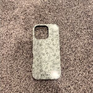 Elegant Floral Phone Case - Gray